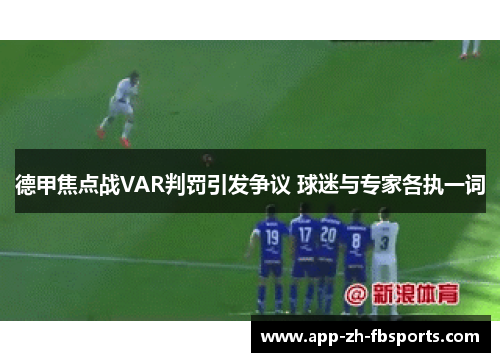 德甲焦点战VAR判罚引发争议 球迷与专家各执一词